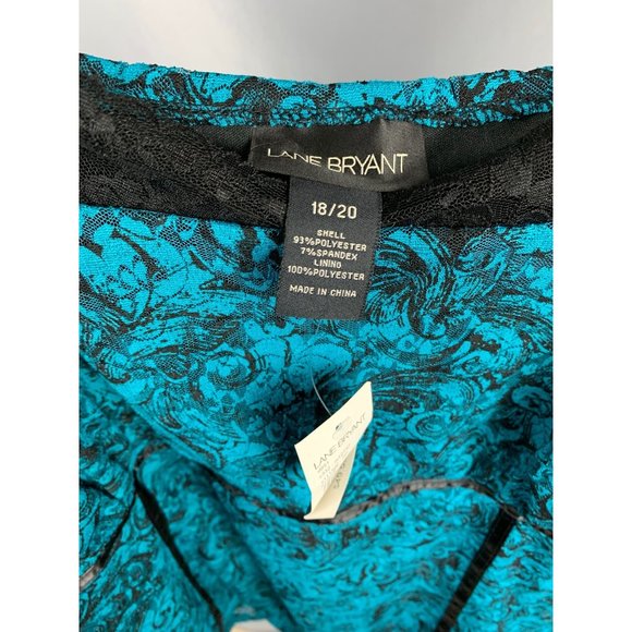 Lane Bryant Lace Overlay Blouse Size 18 - Picture 7 of 7